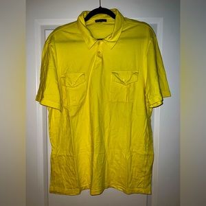 Men’s Yellow Size 4 (XL) Casual Polo - James Perse